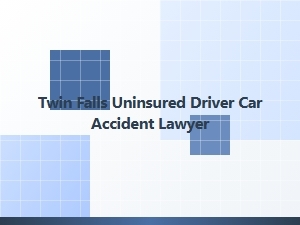Twin Falls Lawyer for Uninsured Driver Car Accidents